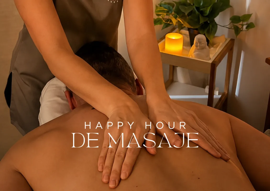 happy hour de masaje 20% off masaje mixto premium