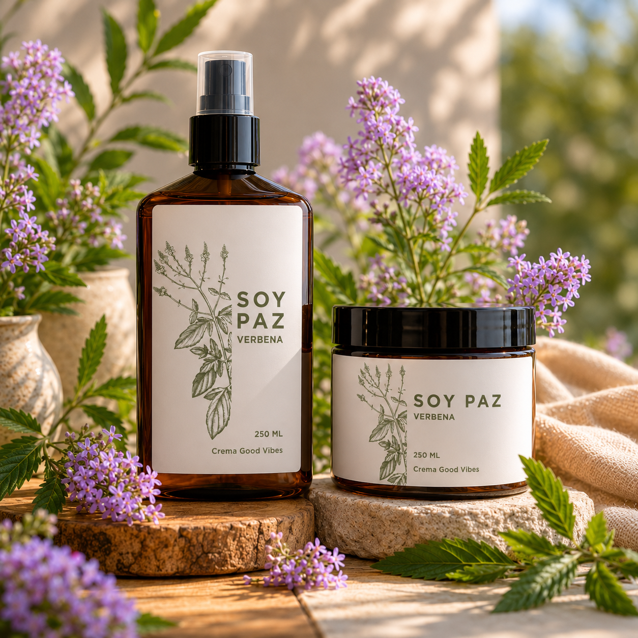 PACK SOY PAZ: Splash y Crema corporal Verbena
